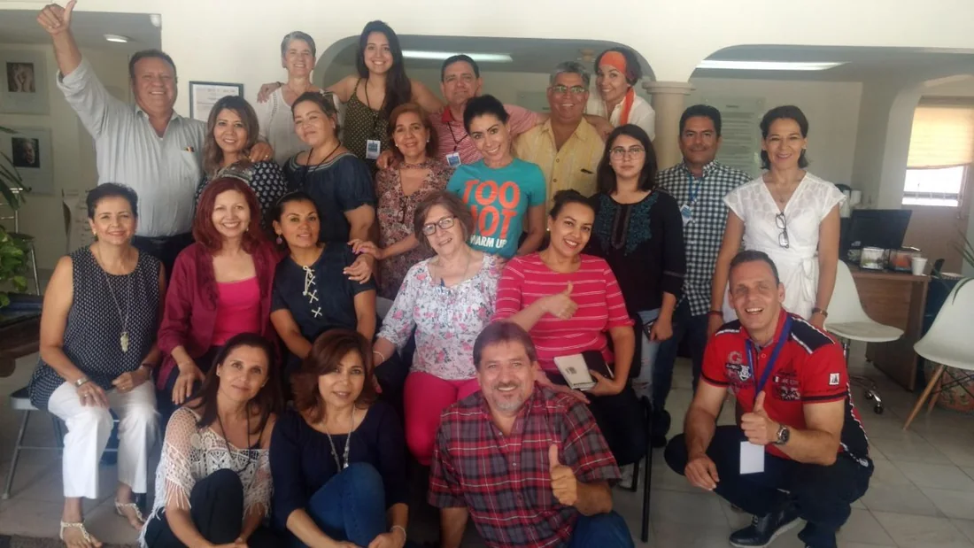 Kursgruppe in Hermosillo, Mexiko
