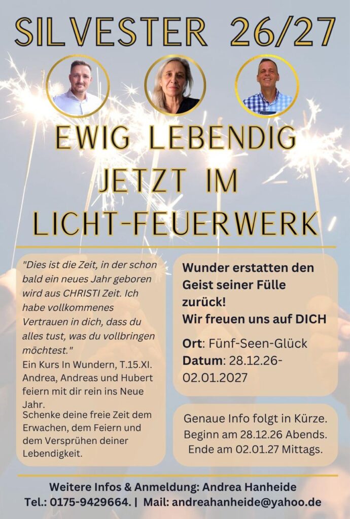 Ewig lebendig JETZT im Licht-Feuerwerk